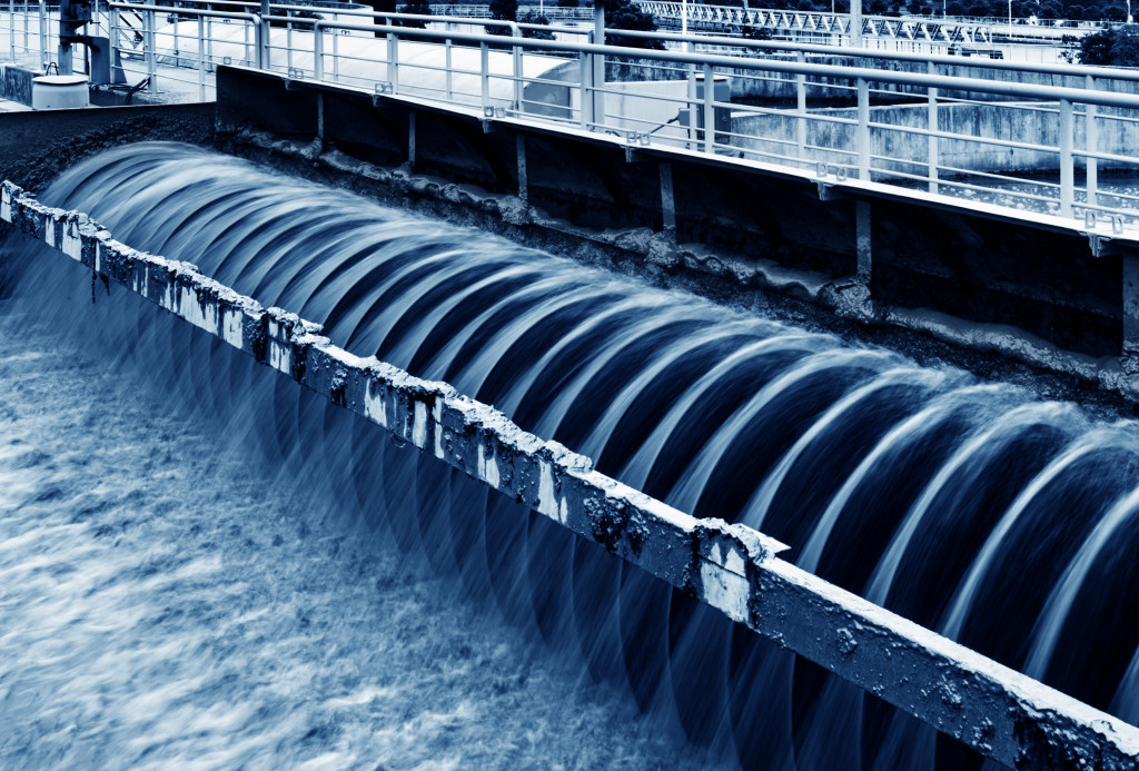 An image of a wastewater plant